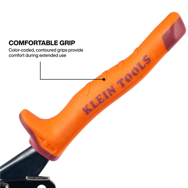 Klein Tools 120AVSKIT Aviation Snips, Forged Steel Blade, Left, Right, Straight, 3-Pack