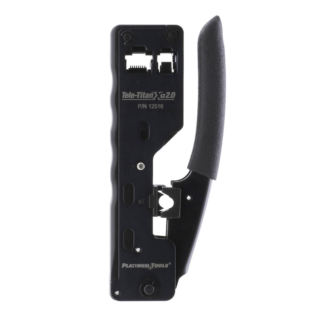 Platinum Tools 12516C Tele-TitanXg 2.0 Crimp Tool for Modular RJ45 CAT6A Connectors