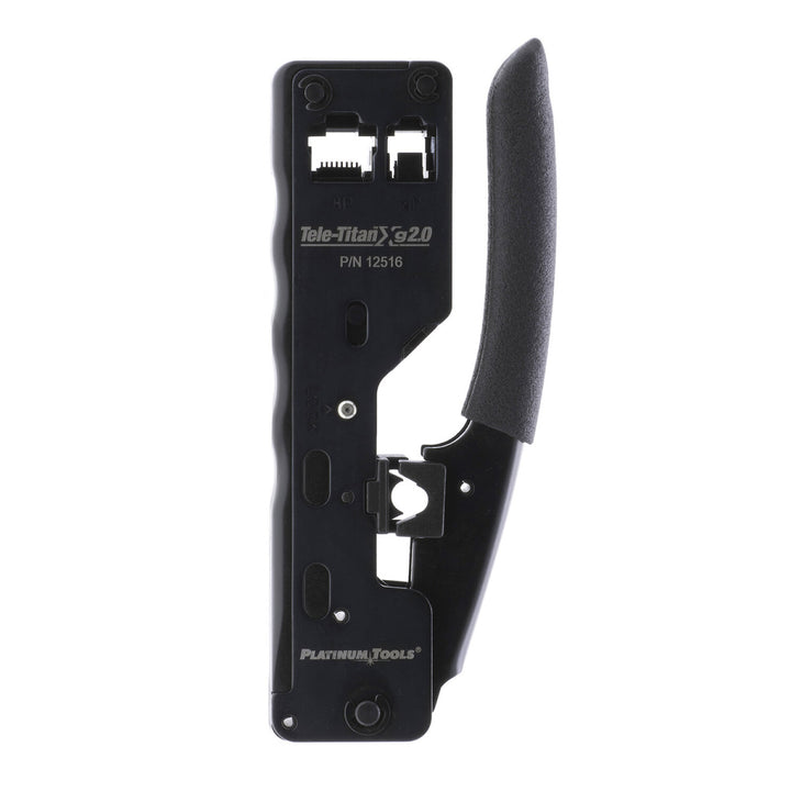 Platinum Tools 12516C Tele-TitanXg 2.0 Crimp Tool for Modular RJ45 CAT6A Connectors
