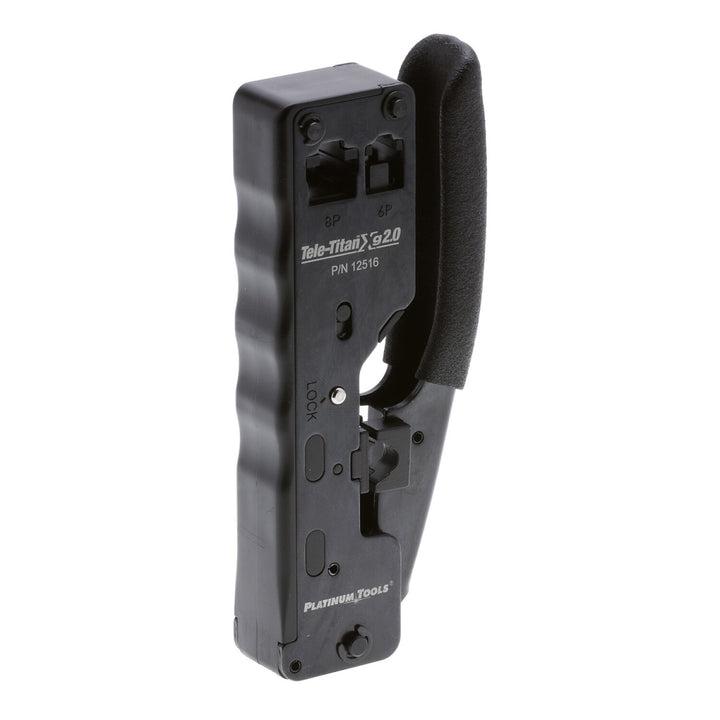 Platinum Tools 12516C Tele-TitanXg 2.0 Crimp Tool for Modular RJ45 CAT6A Connectors
