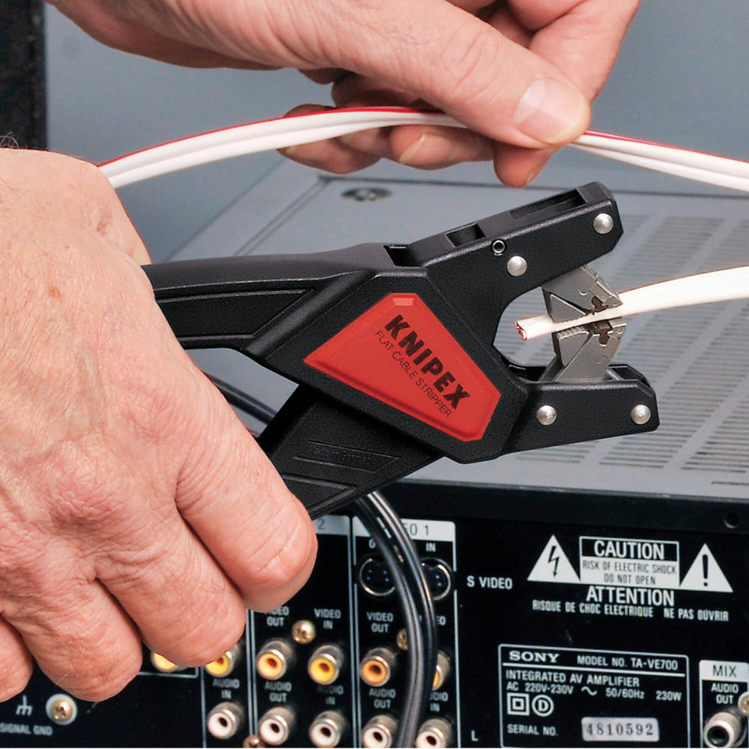 Knipex 12 64 180 SBA 7 1/4" Automatic Flat Cable Stripper 0.75-2.5 mm2