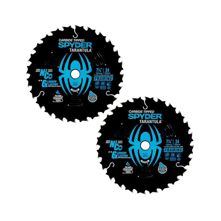 Spyder 13001-2 7-1/4in 24T Framing Blade 2-Pack