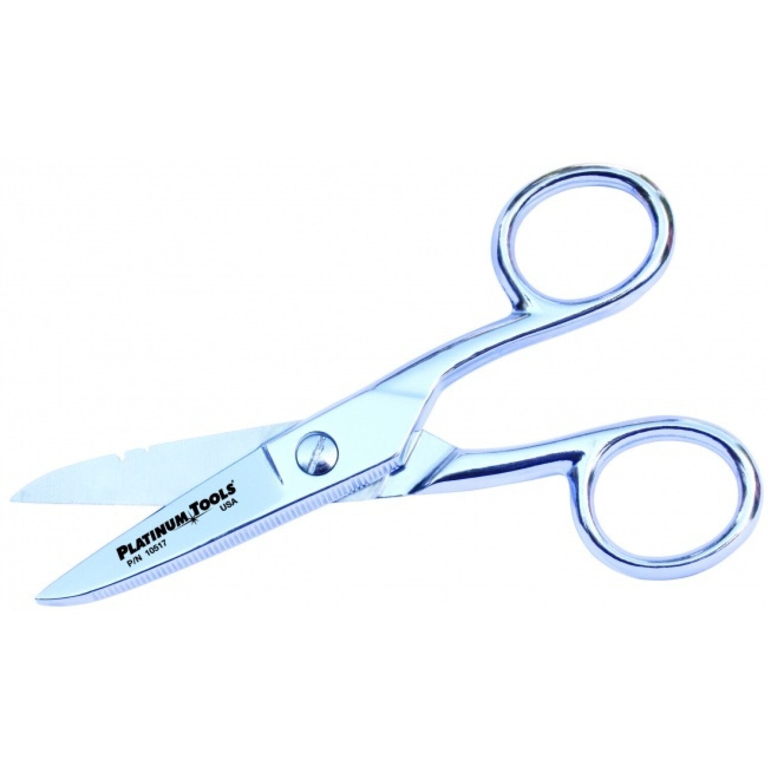 Platinum Tools 10517C Electrician’s 5″ Scissor-Run Scissors – Haus of Tools
