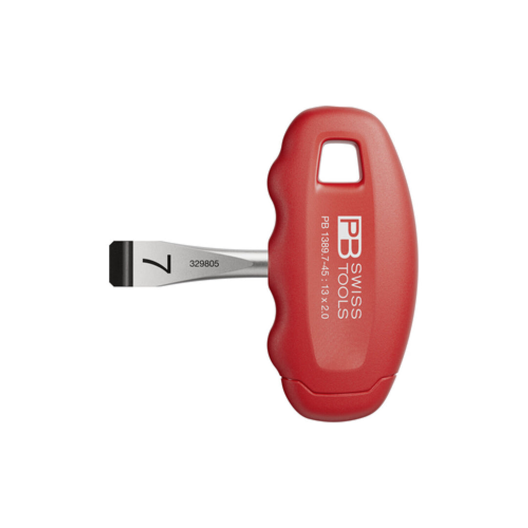 PB Swiss PB 1389.7-45 Cross-Handle Slotted Screwdriver, 8 x 88 mm