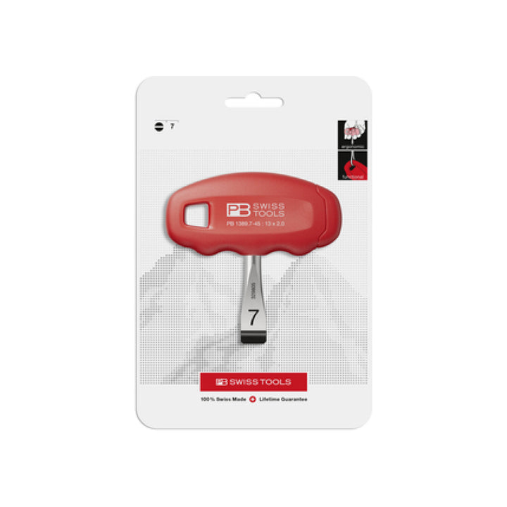 PB Swiss PB 1389.7-45 CN Cross-Handle Slotted Screwdriver, 8 x 88 mm