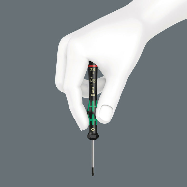 Wera 2054 Screwdriver for hexagon socket screws for electronic applications, 5/64" x 60 mm