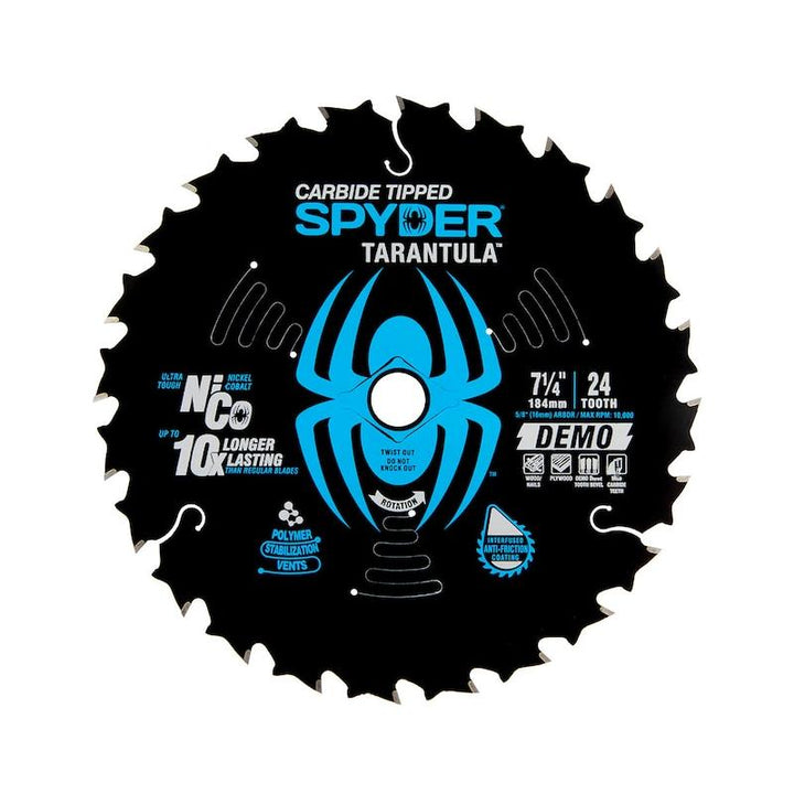 Spyder 13006 7-1/4in 24T Demolition Blade