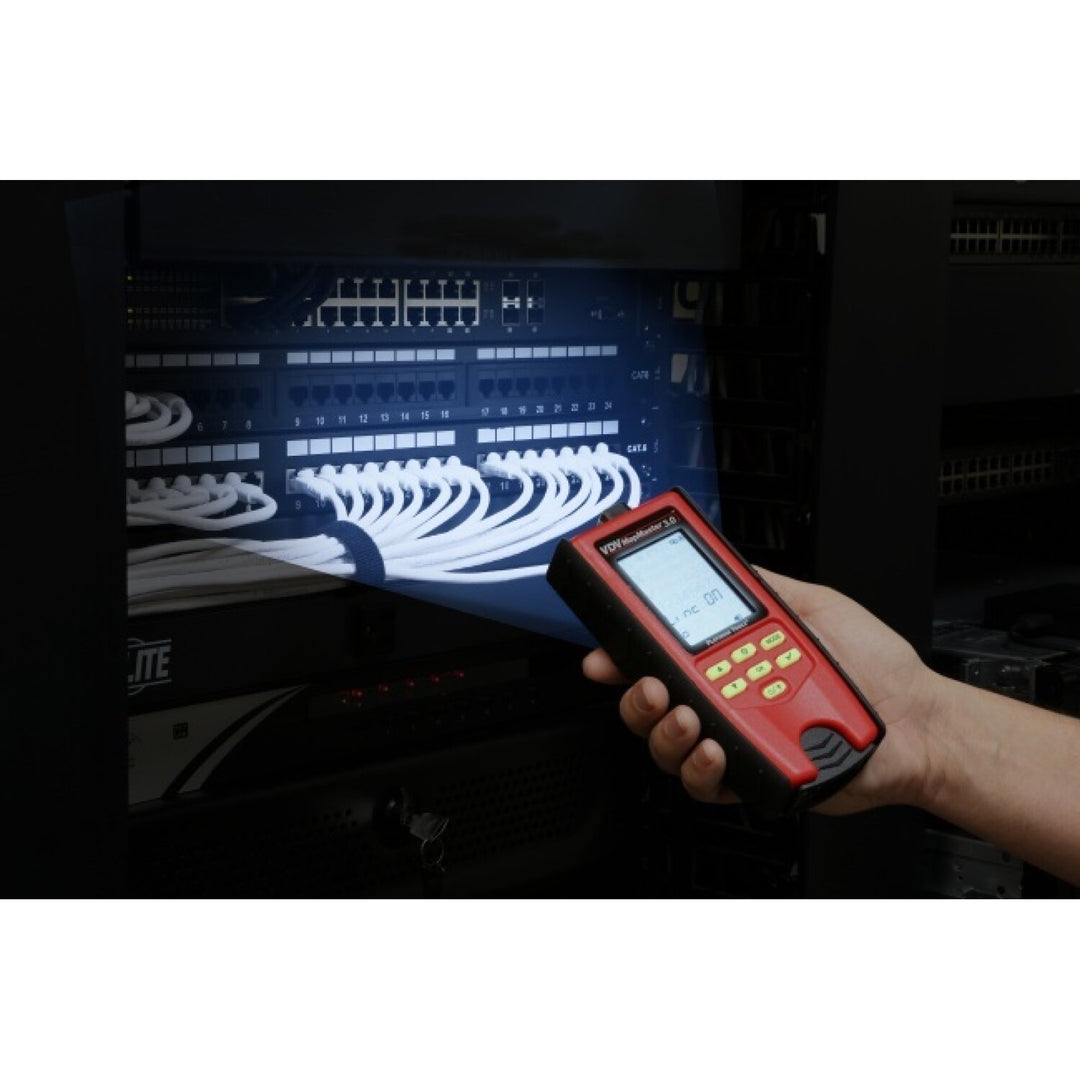 Platinum Tools T130K1 VDV MapMaster 3.0 Twisted Pair and Coax Cable Tester Kit, Includes Main Unit, Remotes, Accessories and Nylon Case