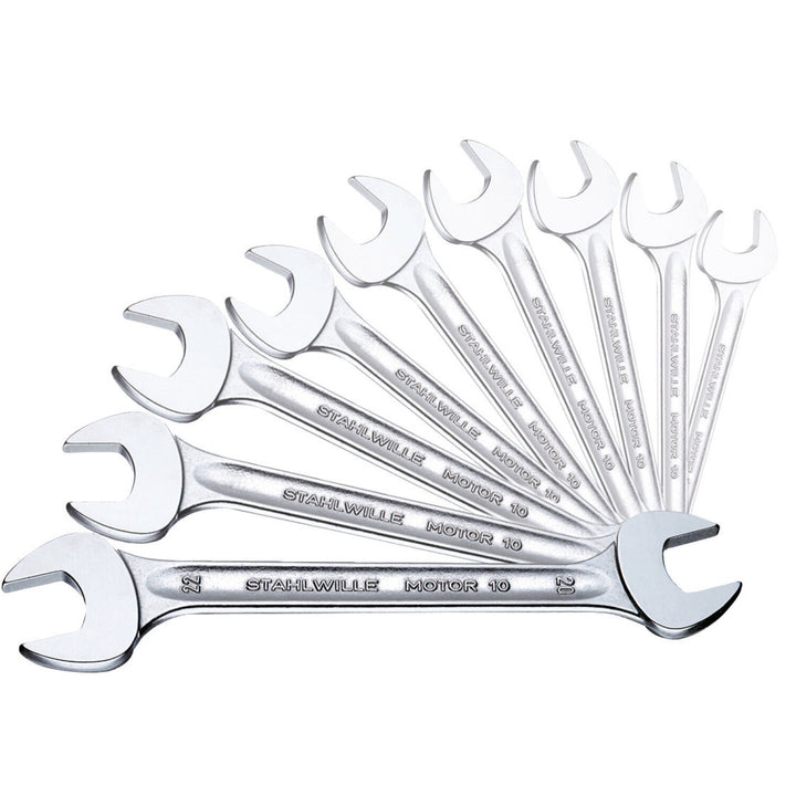 Stahlwille 96400314 10/9 Double open ended Spanner Set,