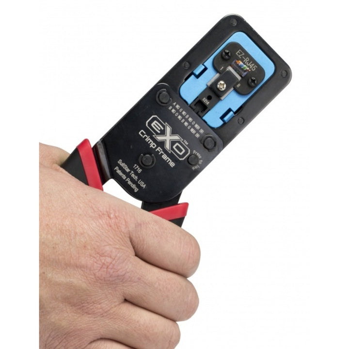 Platinum Tools 100060C EXO Crimp Tool Frame for EZ and ezEX Pass-Through RJ45 Connectors