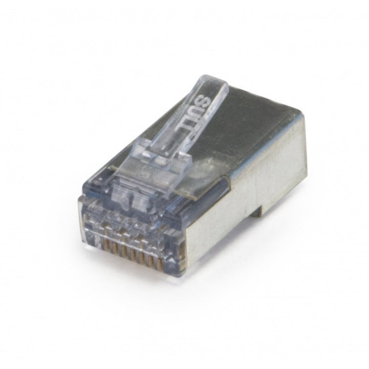 Platinum Tools 202050J ezEX44 Shielded RJ45 Internal Ground Connector, 50/Jar.
