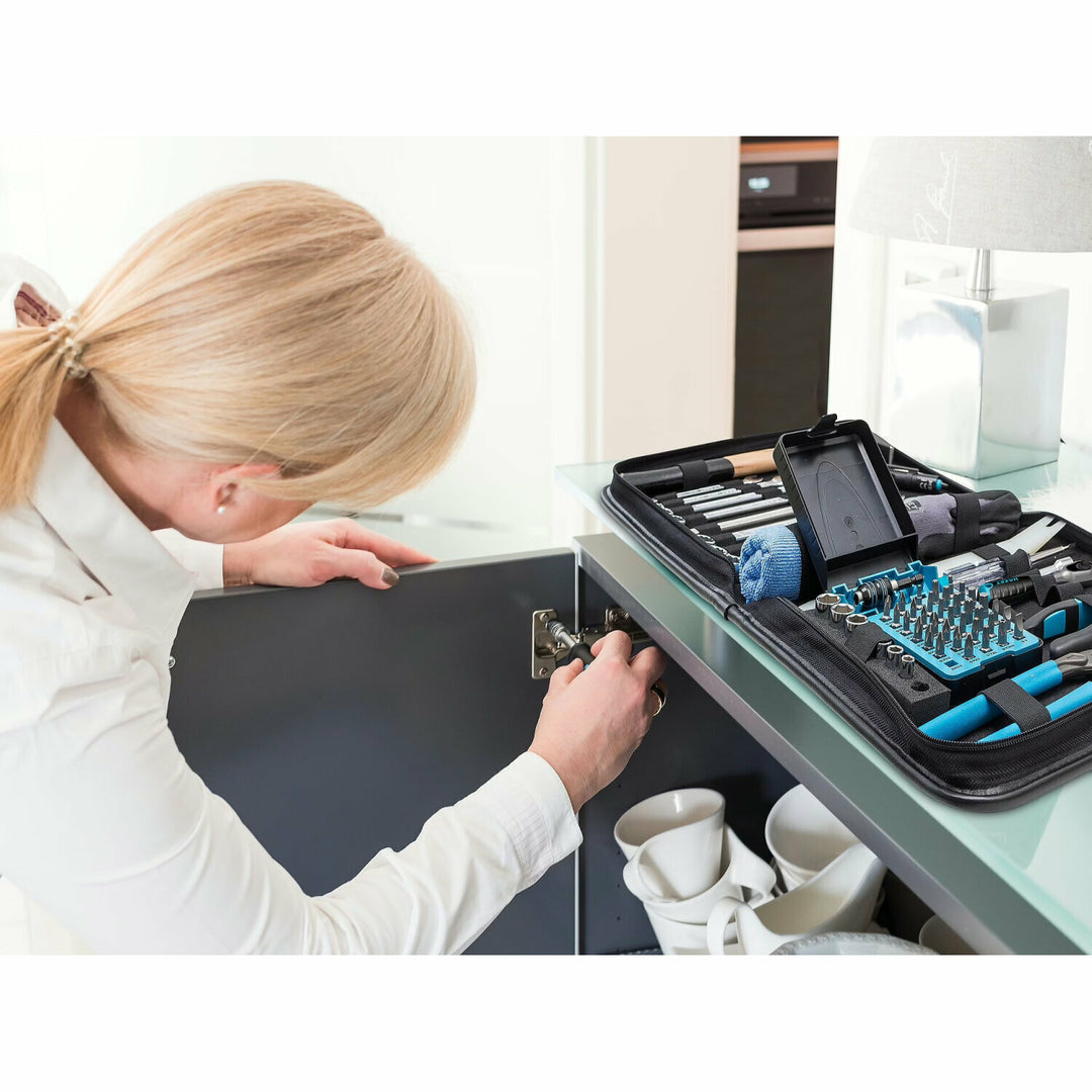 Hazet 1520/64 Leather tool case ∙ with assortment