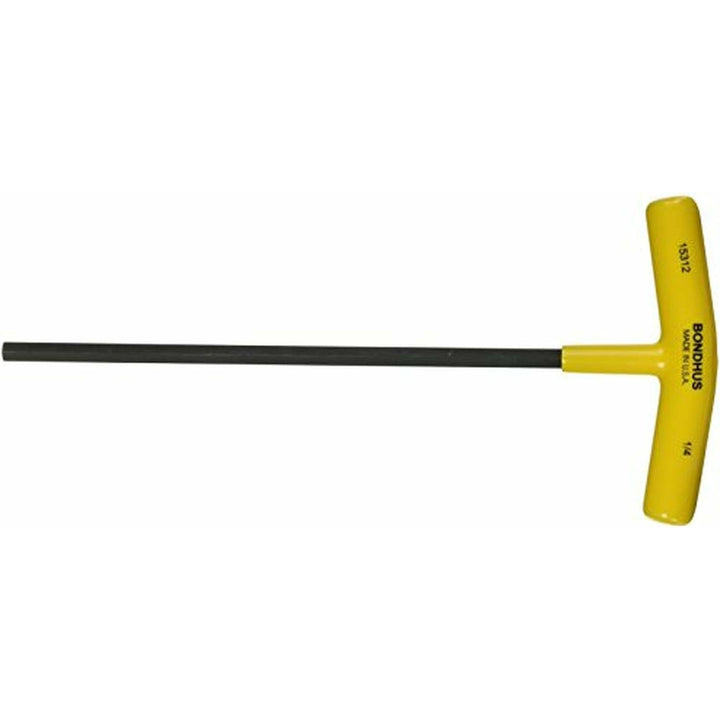 Bondhus 15312 1/4 Inch Hex T-Handle 9 Inch Length with ProGuard Finish, 2 Piece