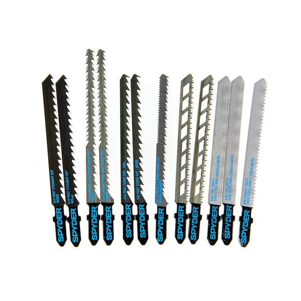 SHANK CD11枚セット Spyder 300065 T-shank High-carbon Steel Blade Set 12Pc. – Haus of