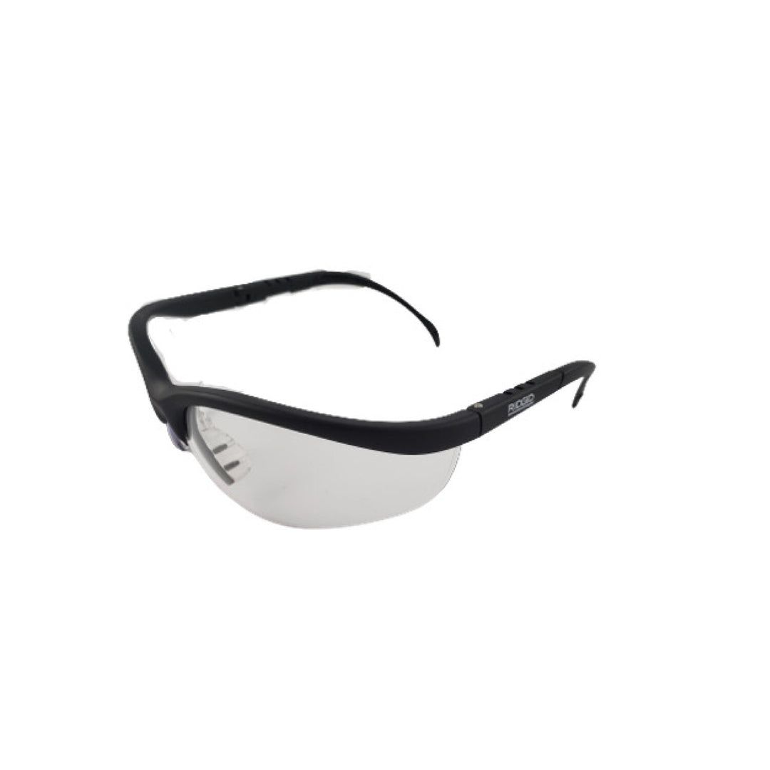 Ridgid Klondike Wrap-Around Safety Glasses: Clear