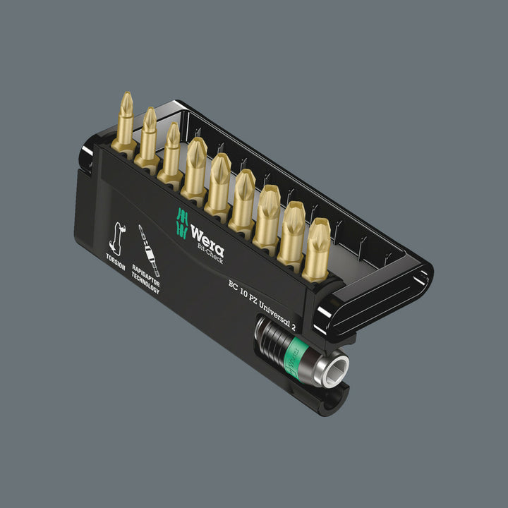 Wera Bit-Check 10 PZ Universal 2, 10 pieces