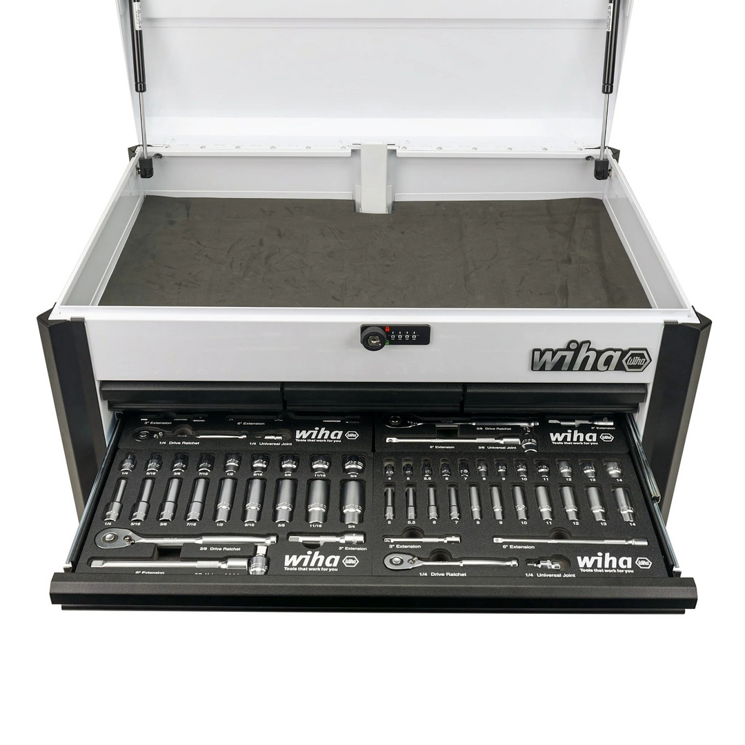 Wiha Tools Bench Top Tool Chest Kit - 147 Pieces, **Preorder**
