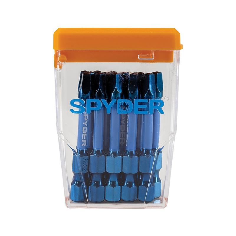 Spyder 19077 SQ2 1/4-in x 2-in Square Impact Driver Bit 15 Piece – Haus ...
