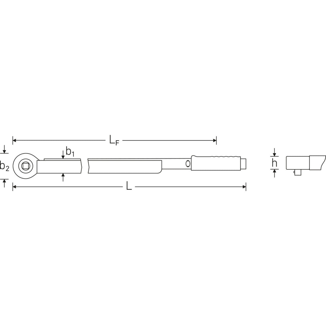 Stahlwille 96502001 721NF/100 3/4" MANOSKOP Torque Wrench