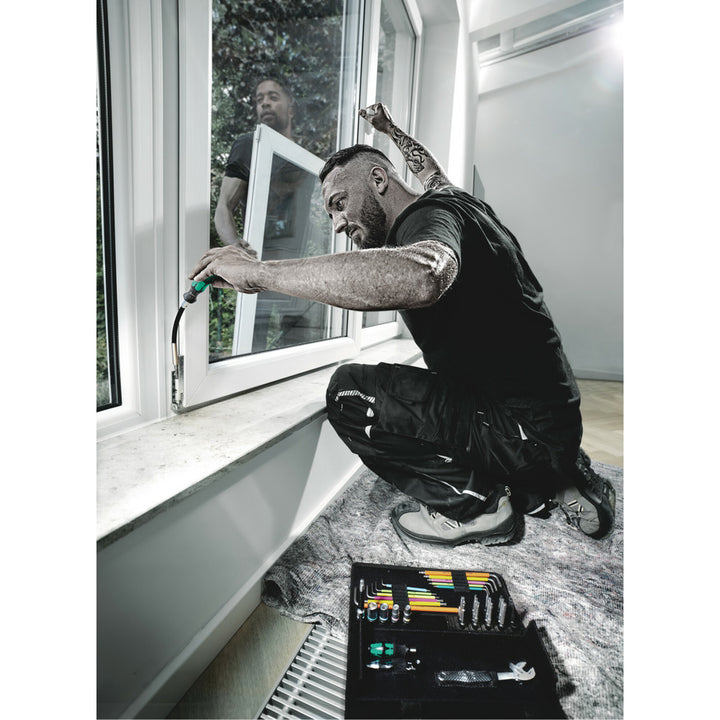 Wera 393 S Bitholding screwdriver extra slim with flexible shaft, 1/4" x 173.5 mm