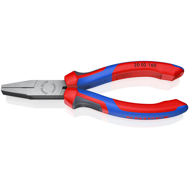 Knipex 20 02 160 KnipeXtend Flat Nose Pliers, 6 1/4"