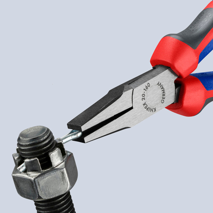 Knipex 20 02 160 KnipeXtend Flat Nose Pliers, 6 1/4"