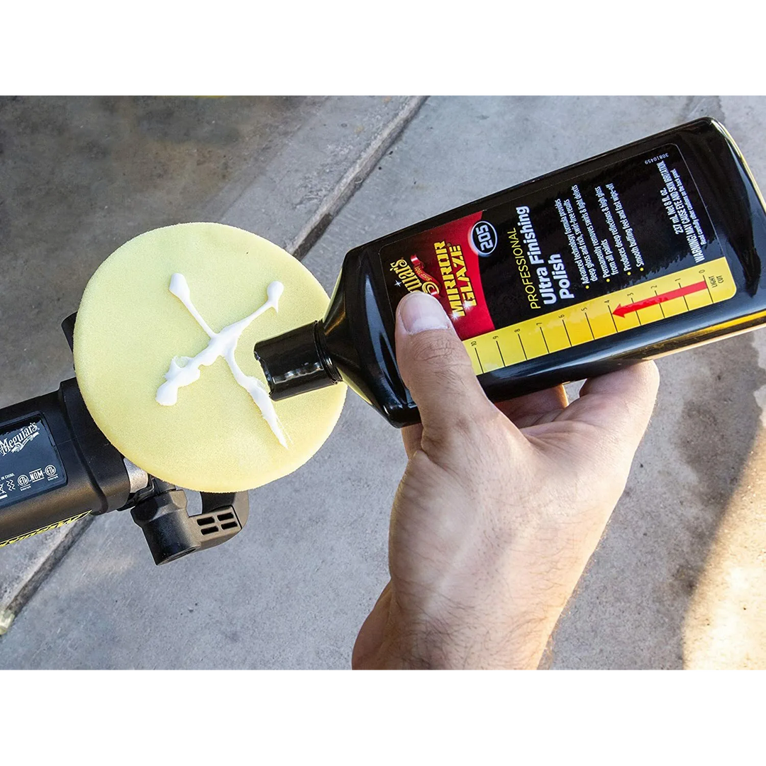 Meguiar's M20508 Mirror Glaze Ultra Finishing Polish, 8 .oz, Liquid