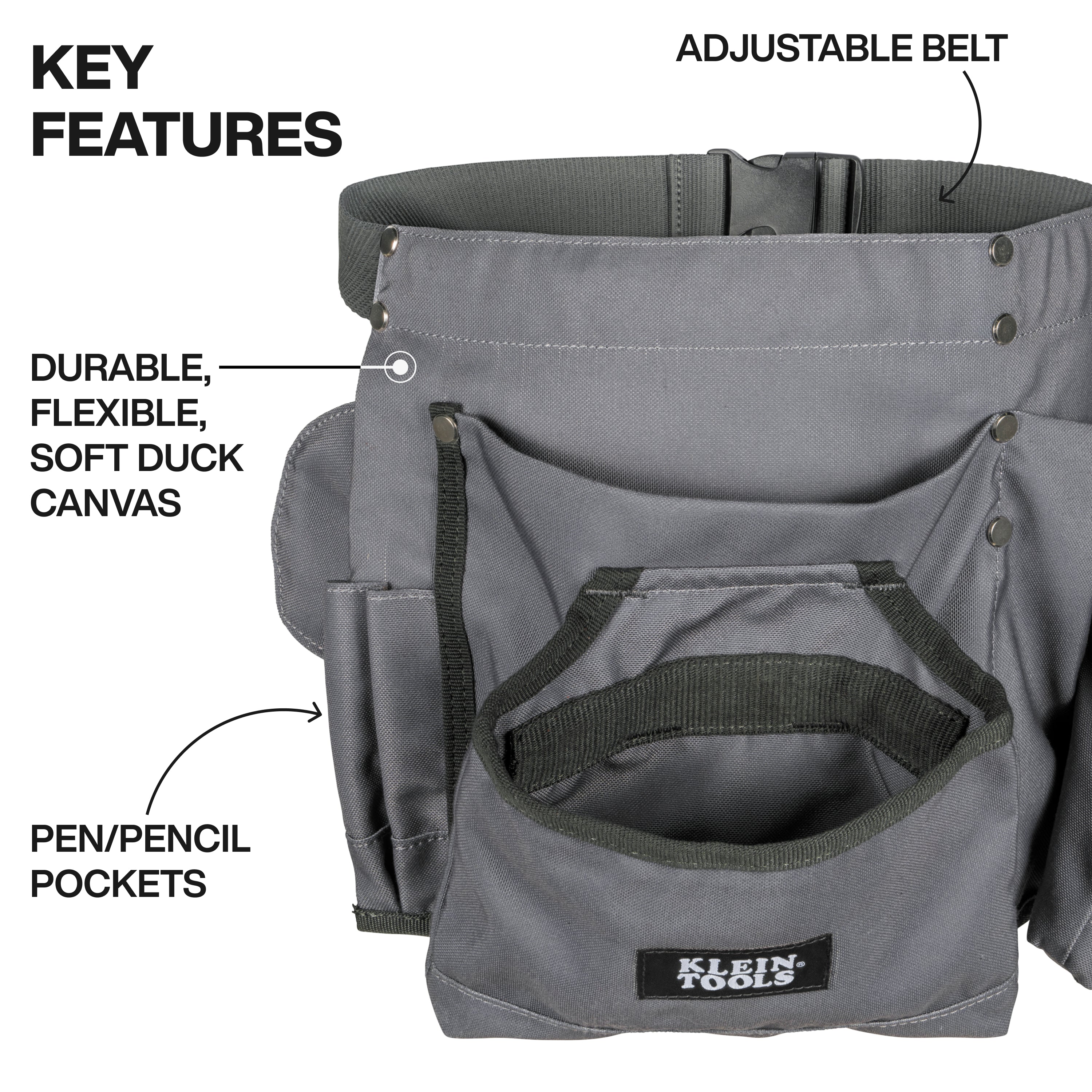 Klein Tools 21024 8-Pocket Tool Apron – Haus of Tools