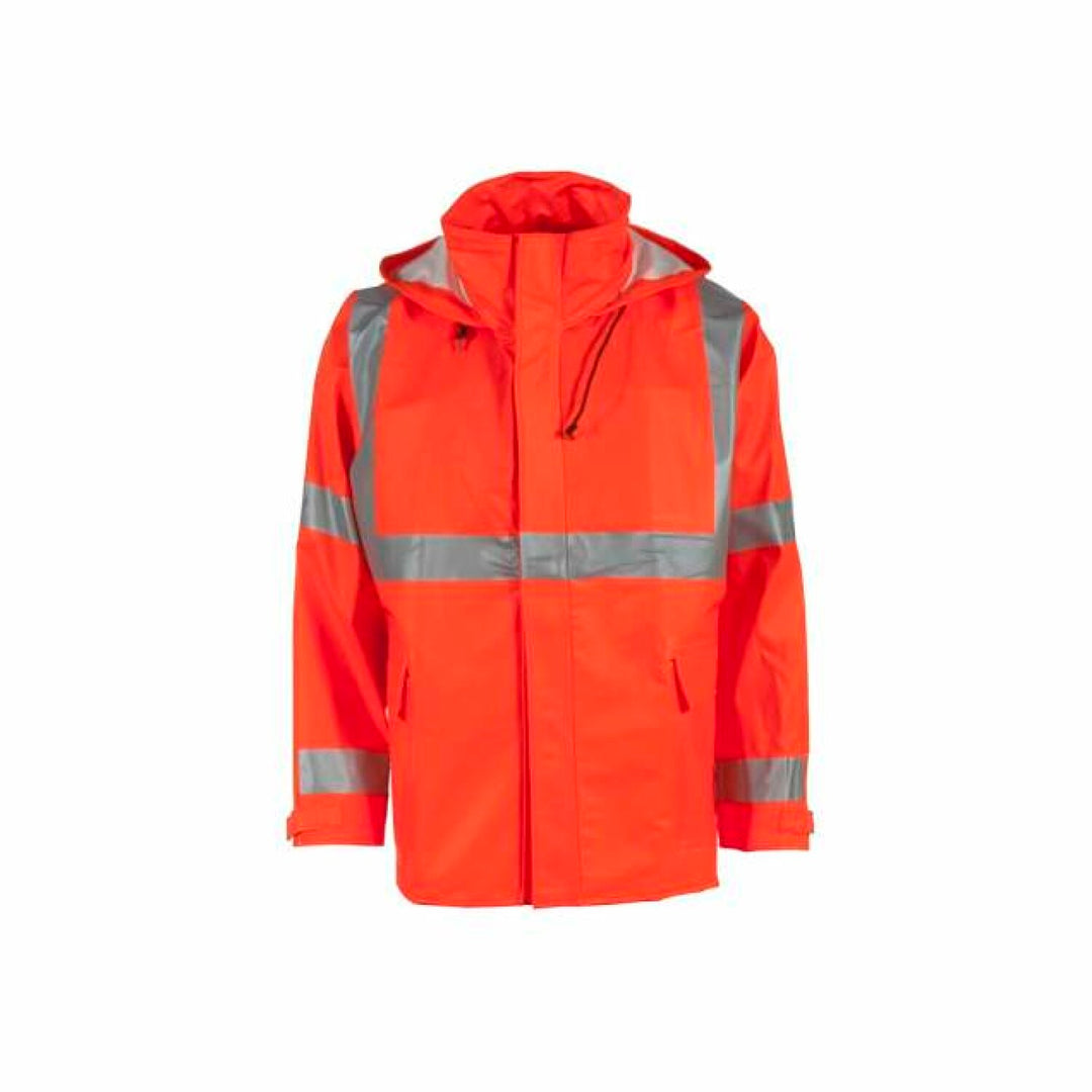 Neese 217AJ Flex Arc Jacket with Attached Hood - Fluorescent Orange