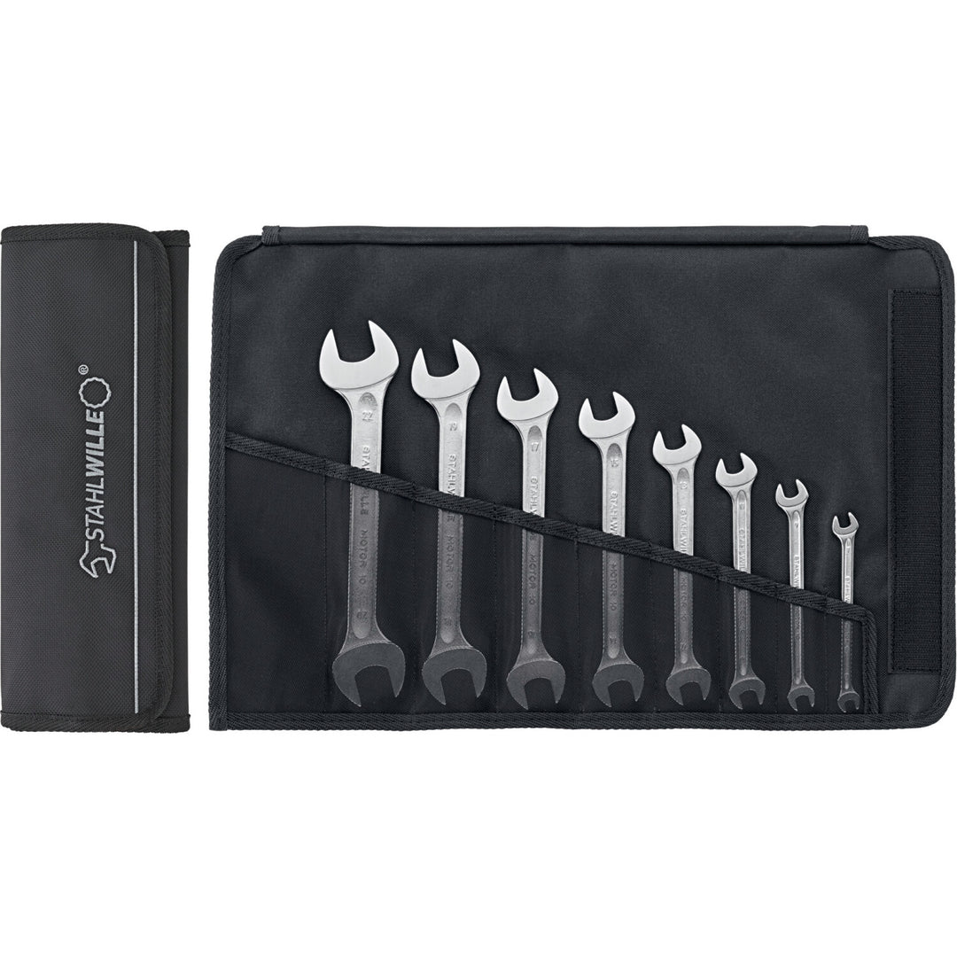 Stahlwille 96400305 10/8 Double Open Ended Wrench Set - Metric, 8 pcs