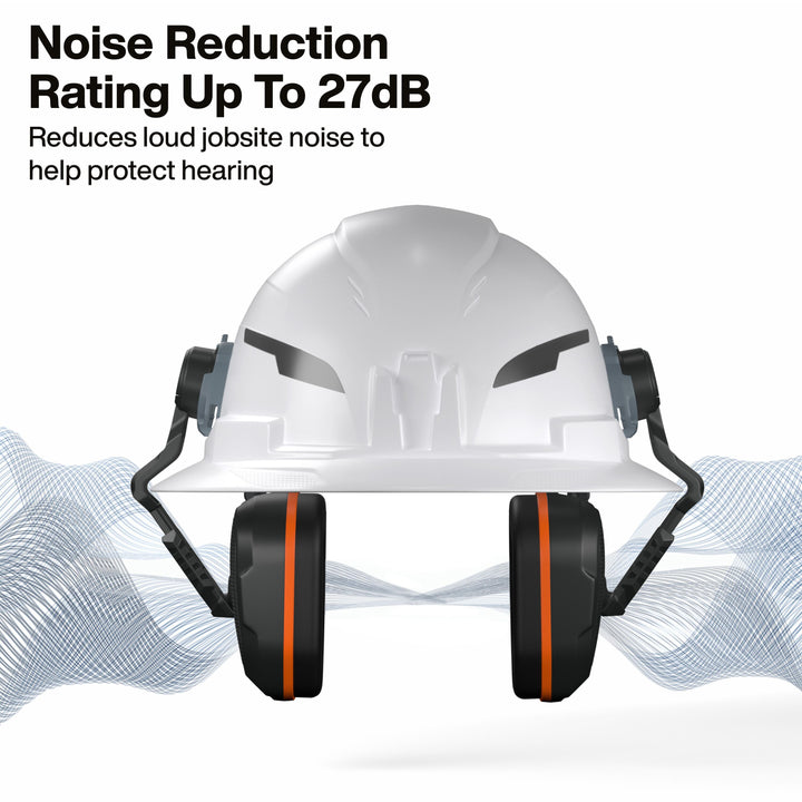 Klein Tools 22029 Slim Non-Conductive Hard Hat Earmuffs