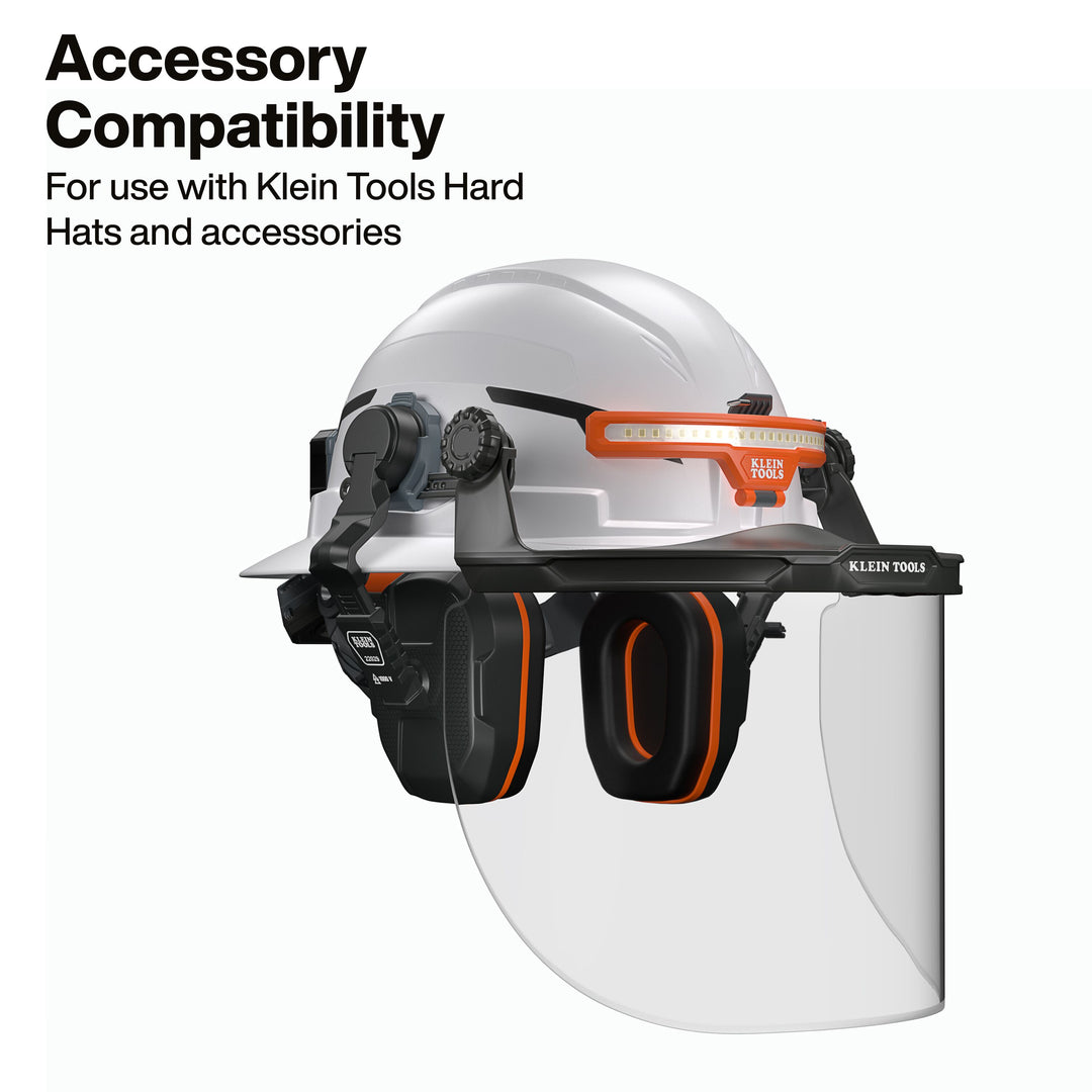 Klein Tools 22029 Slim Non-Conductive Hard Hat Earmuffs