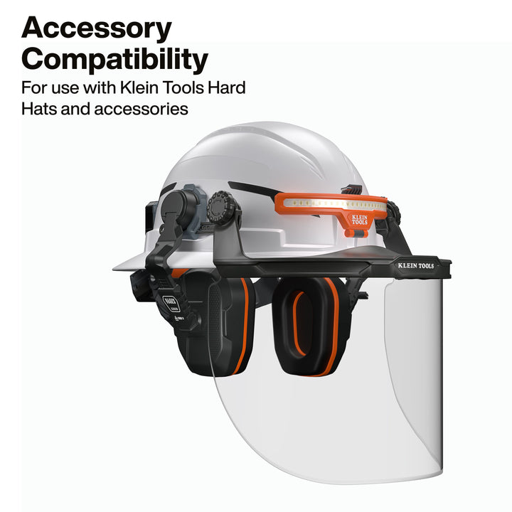 Klein Tools 22029 Slim Non-Conductive Hard Hat Earmuffs