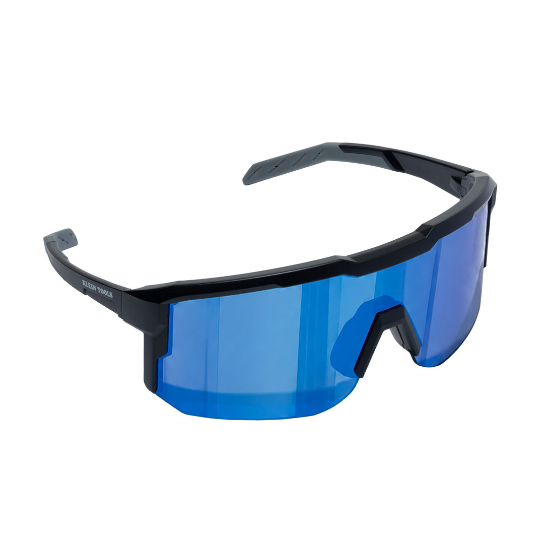 Klein Tools 22102 Mirrored Blade Safety Glasses, Blue Lens