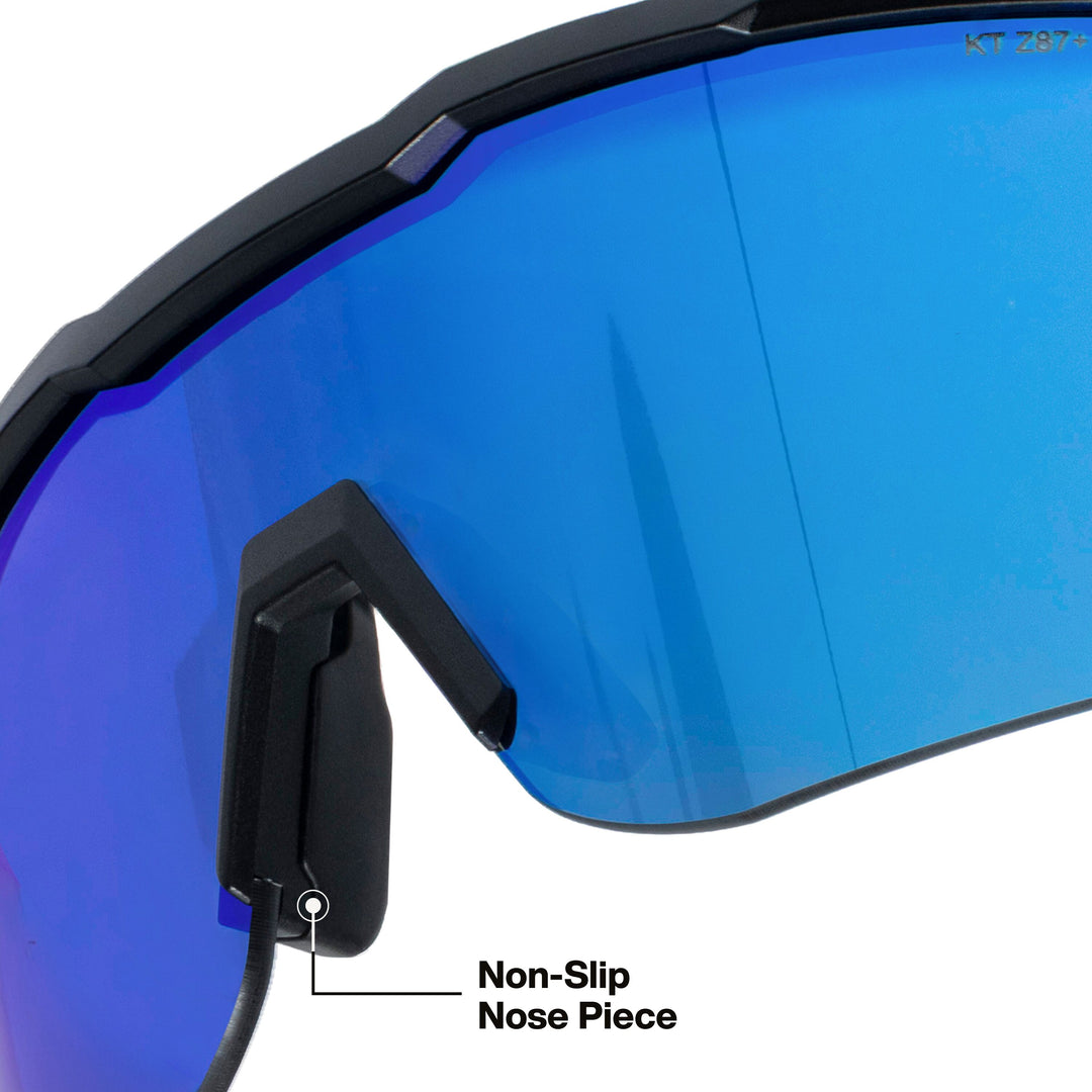 Klein Tools 22102 Mirrored Blade Safety Glasses, Blue Lens