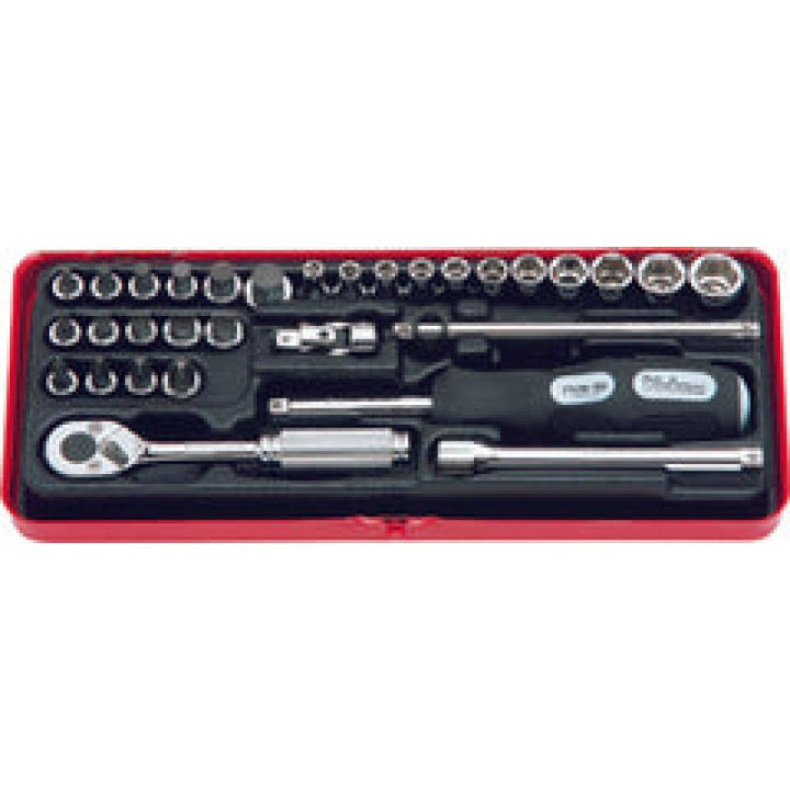 Ko-Ken 2257M 1/4 Sq. Dr. Socket set 6 point 31 pieces