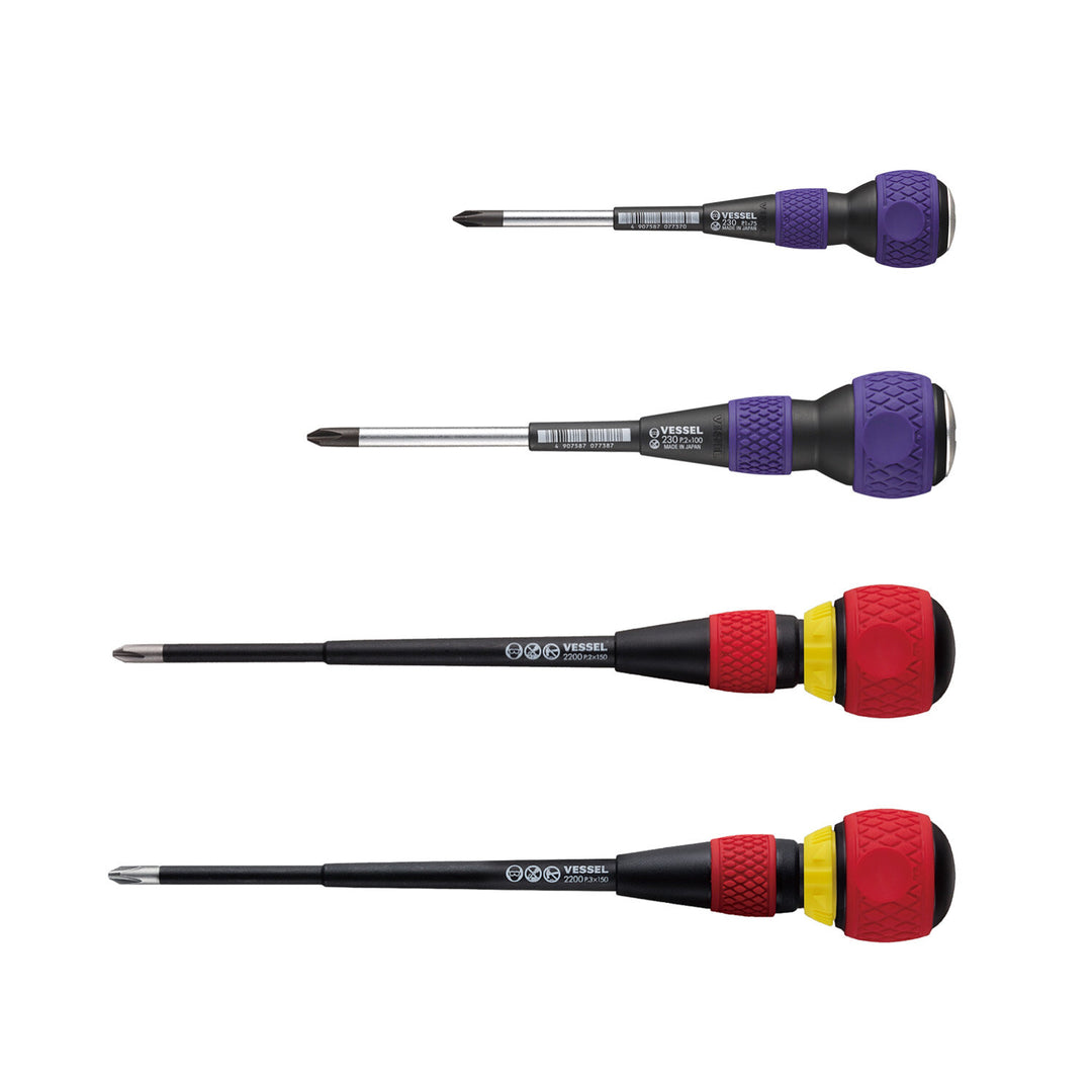 Tournevis ball driver métrique 6 pièces - 10686-BON - BONDHUS Tournevis ball driver métrique 6 pièces - 10686-BON - BONDHUS