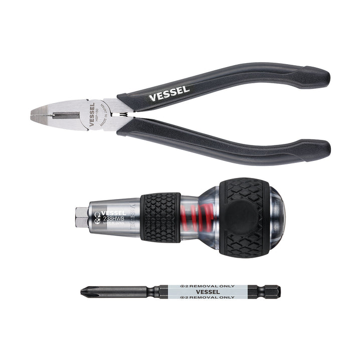 Vessel Tools 238HWB2PU Impact & Out Screwdriver & Screw Removal Kit