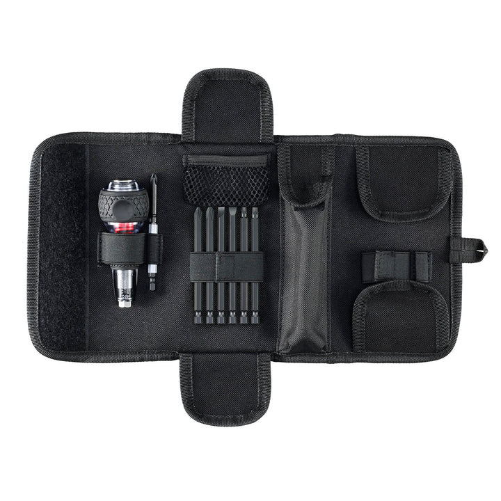 Vessel Tools 238HWB7PU Impact & Out Screwdriver with Assorted Bits, 9 Pc.