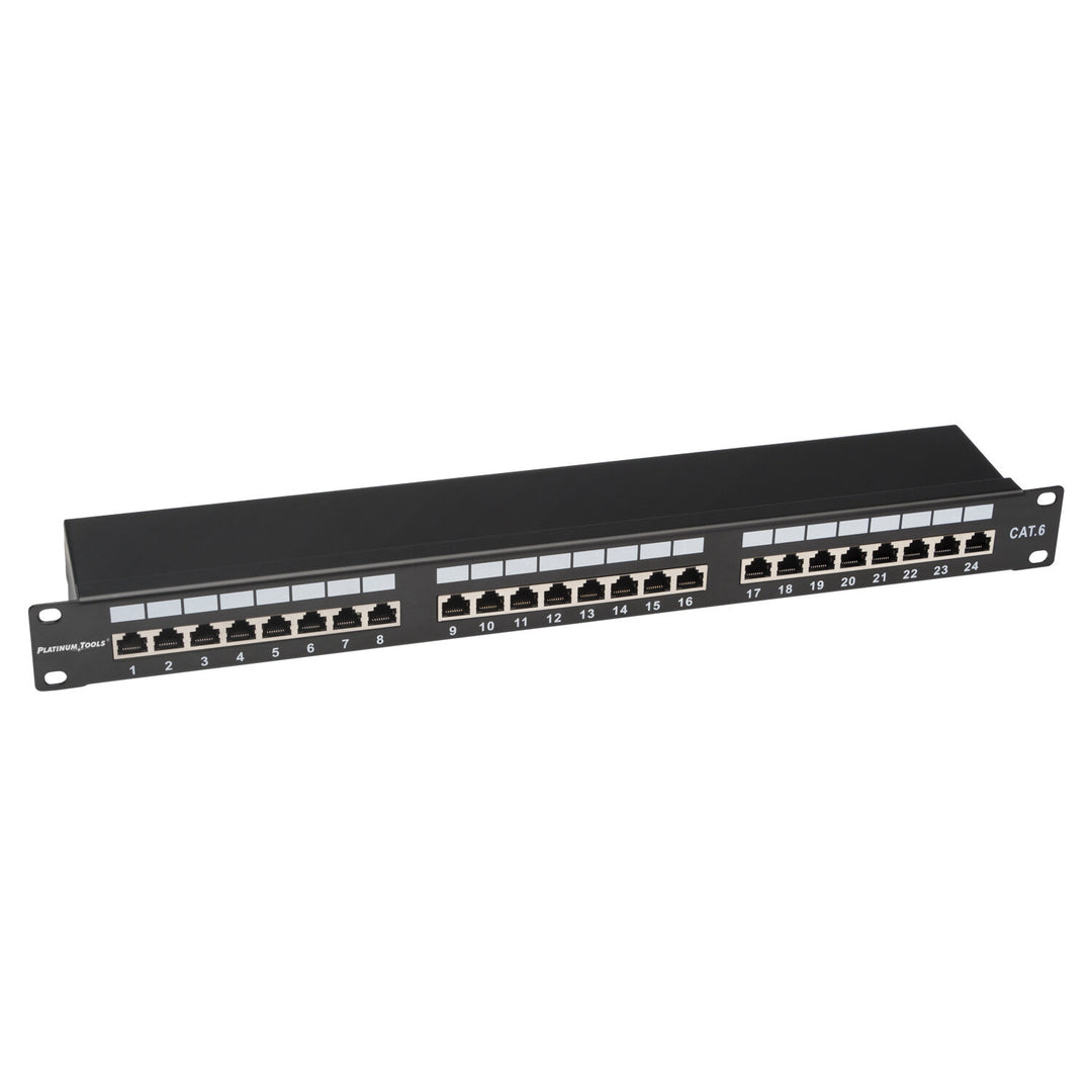 Platinum Tools 668-24C6S Patch Panel 24 Port C6 S 110