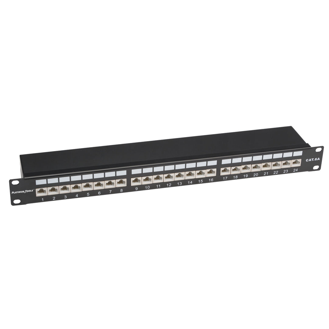Platinum Tools 675-24C6AS Patch Panel 24 Port C6A S 110
