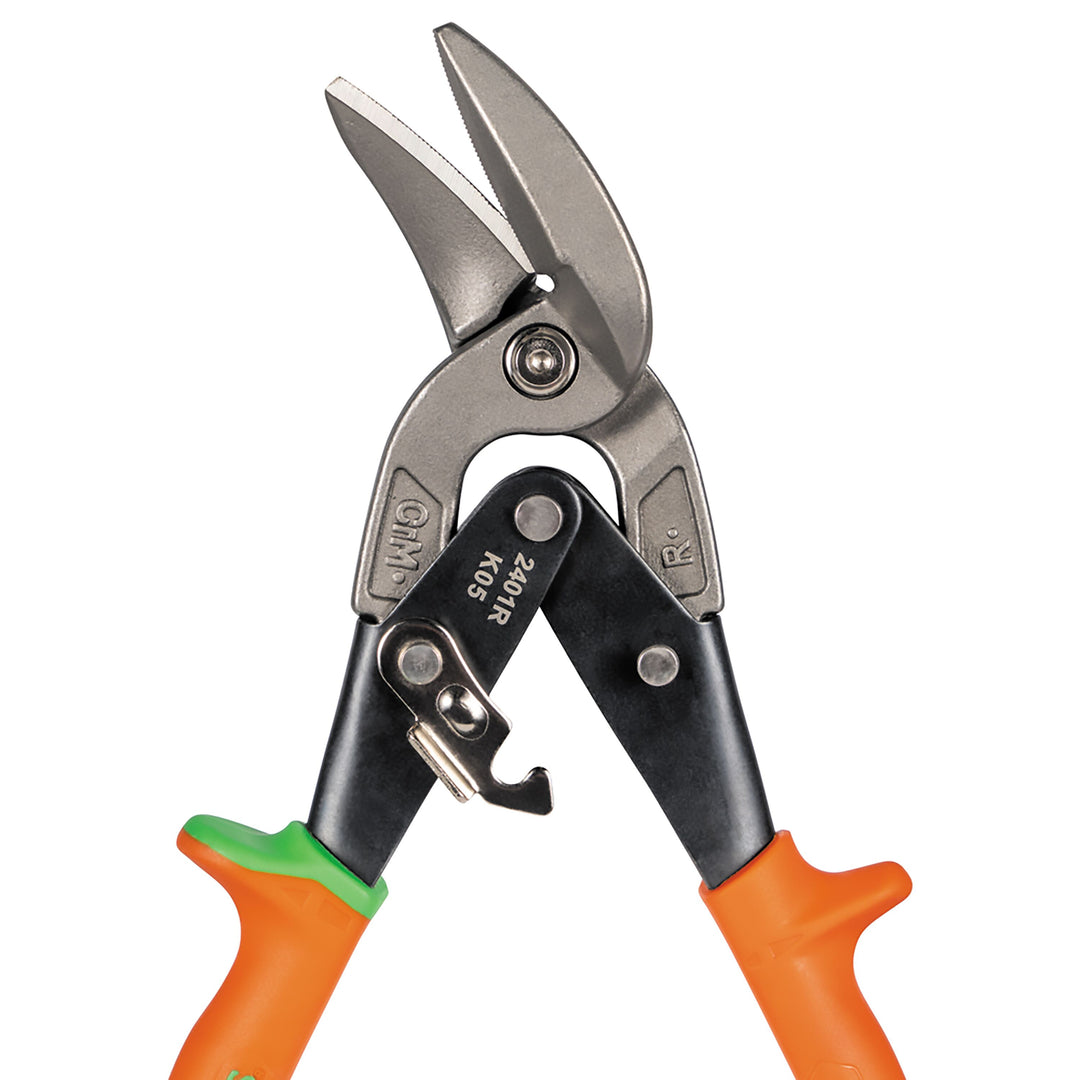 Klein Tools 2403RL Offset Aviation Snips, 2-Pack