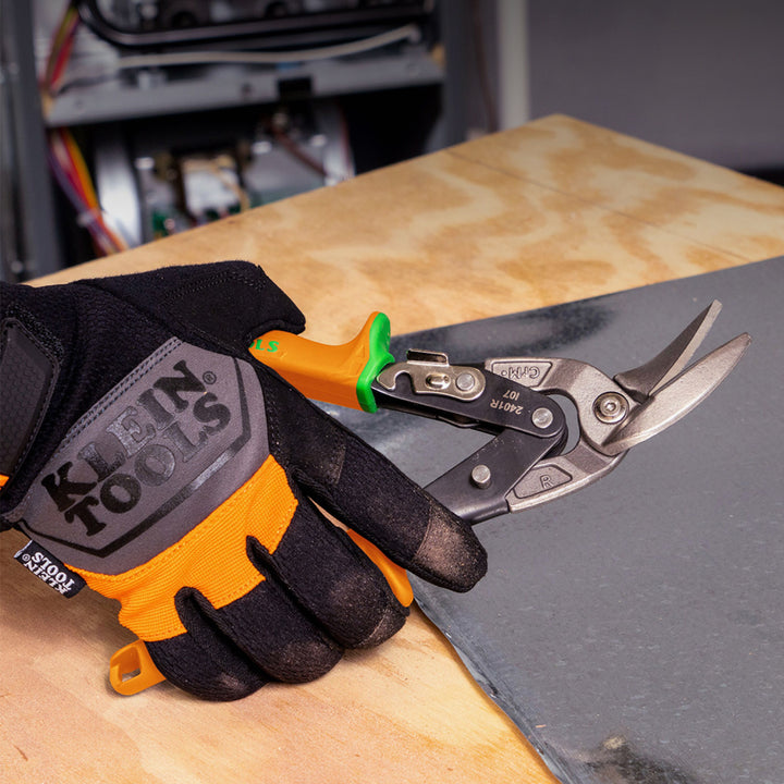 Klein Tools 2403RL Offset Aviation Snips, 2-Pack