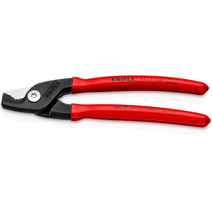 Knipex 95 11 160 6 1/4" StepCut Cable Shears