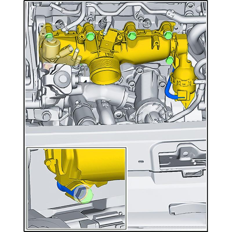 Hazet 2584-13 3/8 Inch VAG Intake Pipe / Special Wrench