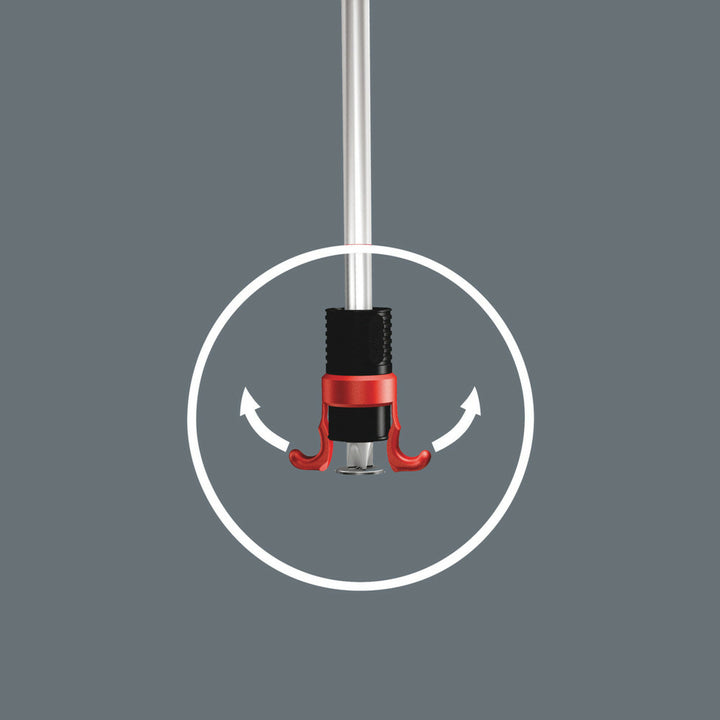 Wera 1441 SB Screw gripper attachment for screwdriver blades, long bits and L-keys, with holding function for screws, 4.5-6 x 41 mm