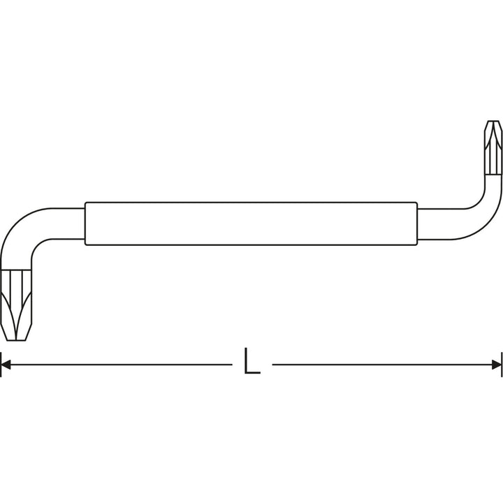 Stahlwille 73282002 Hex key for PHILLIPS screws PH