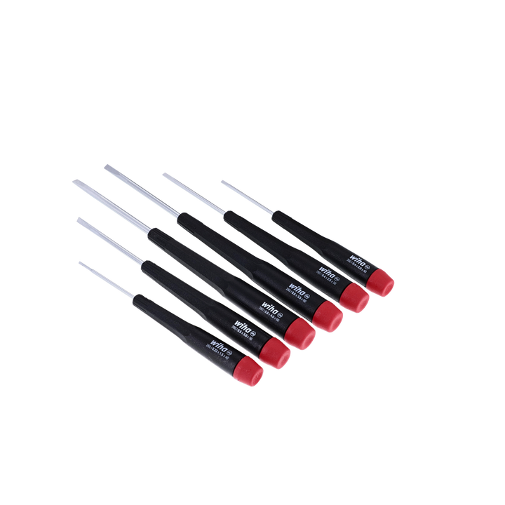 Wiha Tools 26090 6 Piece Precision Slotted Screwdriver Set