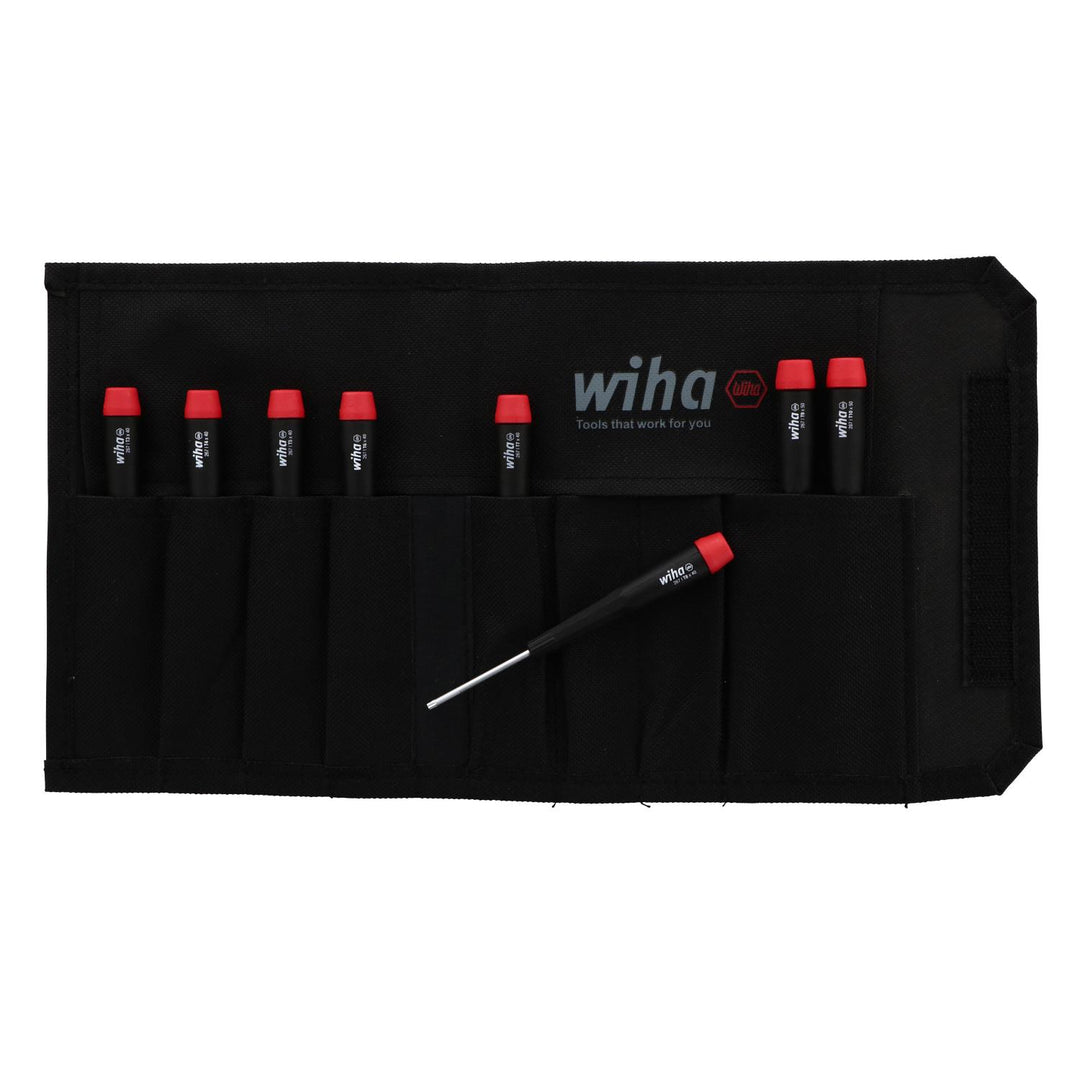 Wiha Tools 26799 Precision Torx® Screwdriver 8 Piece Set T3-T10 in Canvas Pouch