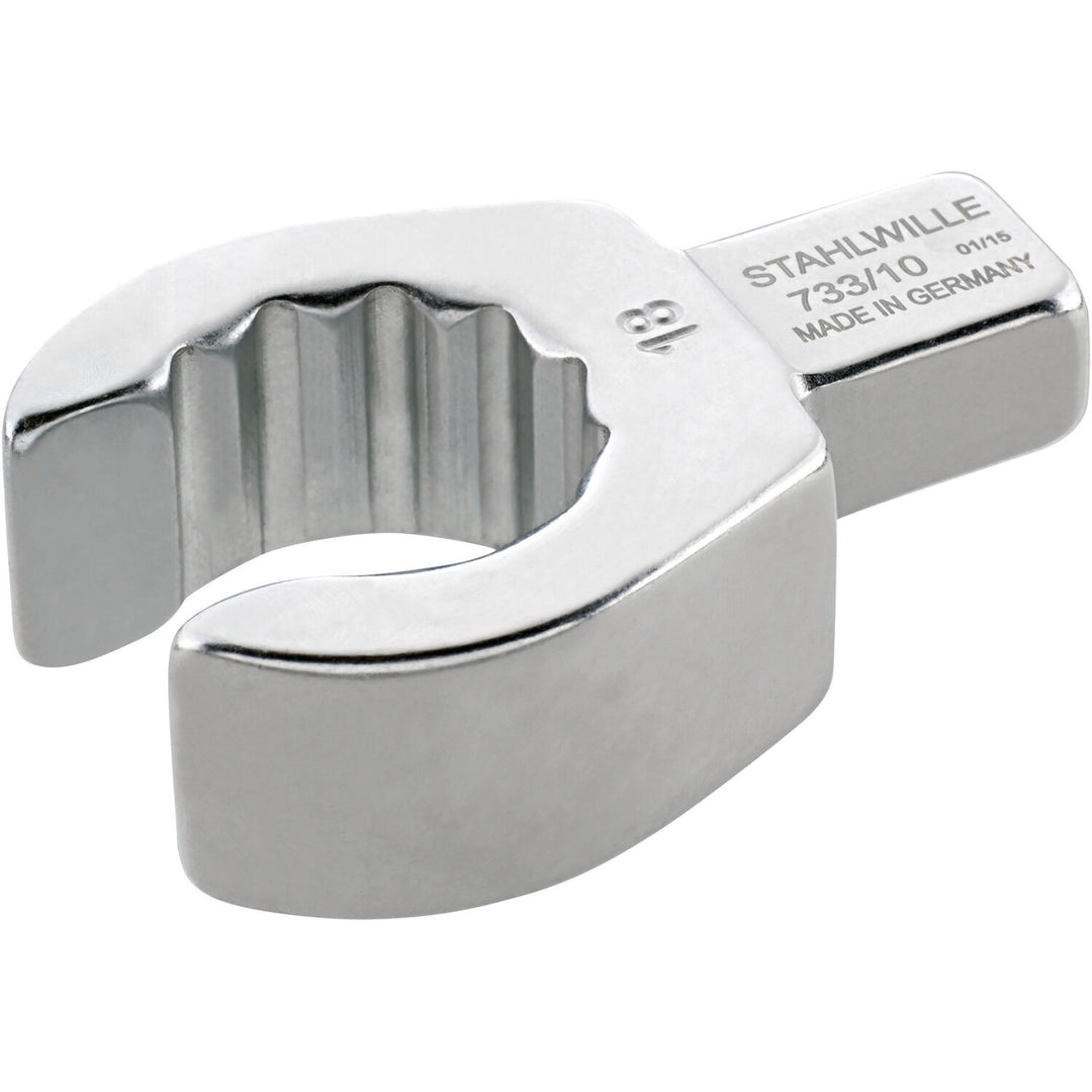 Stahlwille 58231010 Spanner 733/10 Open ring insert tool 10 mm, 9x12 mm